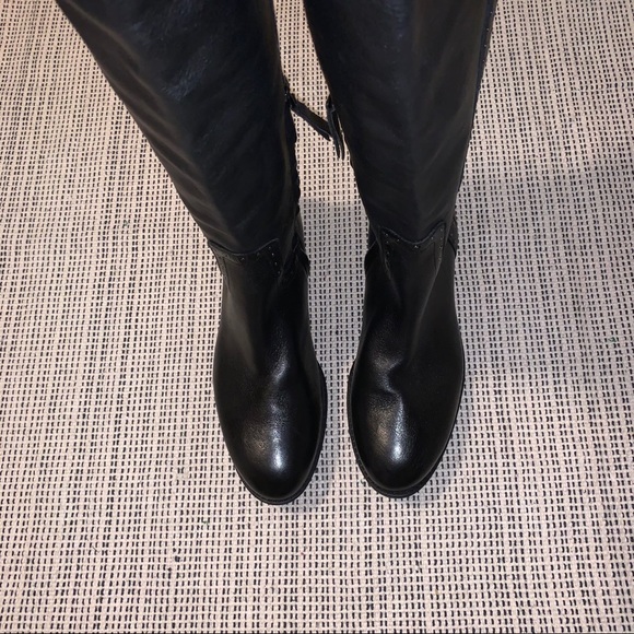 Sam Edelman Prina Studded Black Riding Boots, 9.5 - Picture 7 of 13